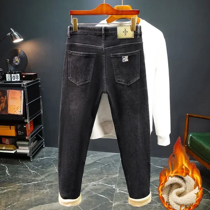 Hot Sale Men Thickened Warm Sl - Streetwear Brand Denim 评论和价格